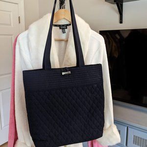 Vera Bradley Quilted Long Handle Solid Bag
